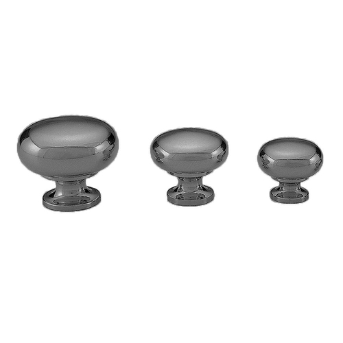 Kethy Cabinet Knob BK32 Mushroom Solid Brass-30mm-Gunmetal