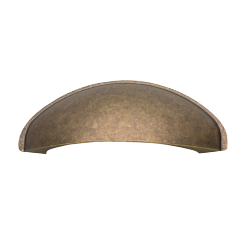 Kethy HT023 Bilbao Shell Handle 64mm Antique Brass Matt HT02364ABM