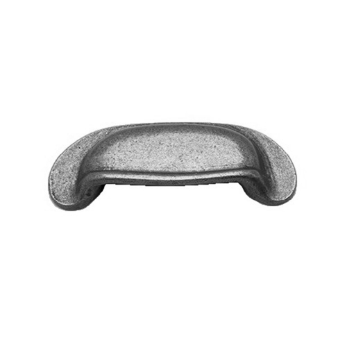 Kethy Cabinet Handle HT173 Hampton Shell 100mm Cast Iron-Cast Iron