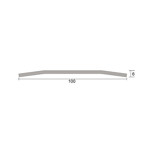 Kilargo IS4055S Heavy Duty Threshold Plate 2000mm Stainless Steel IS4055S-2000SS