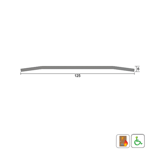 Kilargo IS4060S Heavy Duty Threshold Plate 1000mm Stainless Steel IS4060S-1000SS