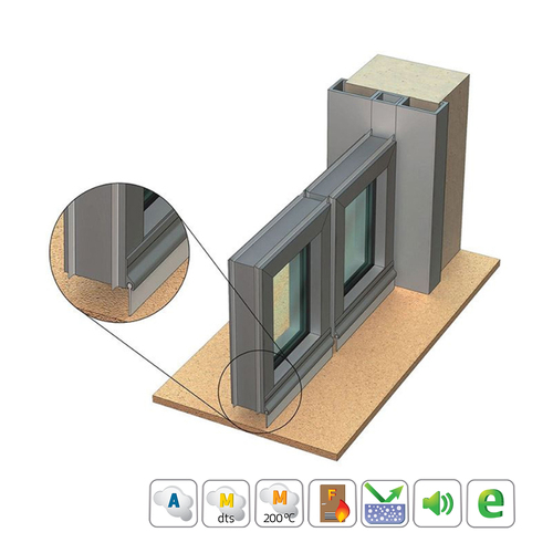 Kilargo IS5121SI Silicone Sweep Door Seal 1500mm Clear Anodised IS5121si-1500CA