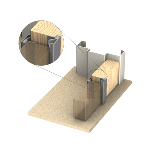 Kilargo Is7060si Meeting Stile Seal For Plain   Rebated Meeting Stiles 