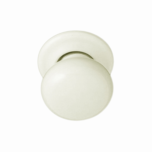 KR Lucas Northcote China Door Knob Furn on Rose 58mm Cream 0300/C