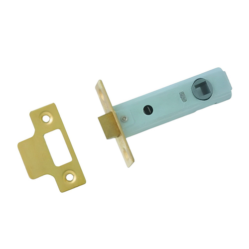 KR Lucas Legge UK Tubular Latch 44mm Polished Brass 3721PB