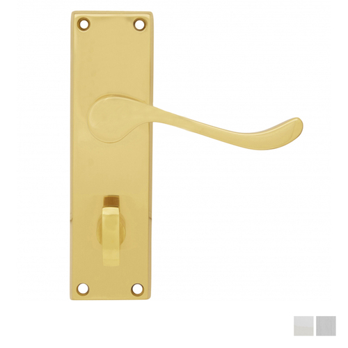 KR Lucas Pavtom Scroll Door Lever Privacy Set - Available in Various Finishes