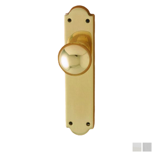 KR Lucas Pavtom Victorian Door Knob Shaped Plate - Available in Various Finishes