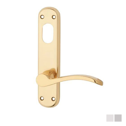 KR Lucas Pavtom Lolita Door Handle Lever Oval Short Plate - Available in Various Finishes