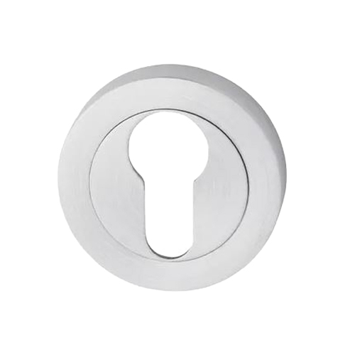 KR Lucas Pavtom Euro Round Esctucheon Satin Chrome 8844-SC