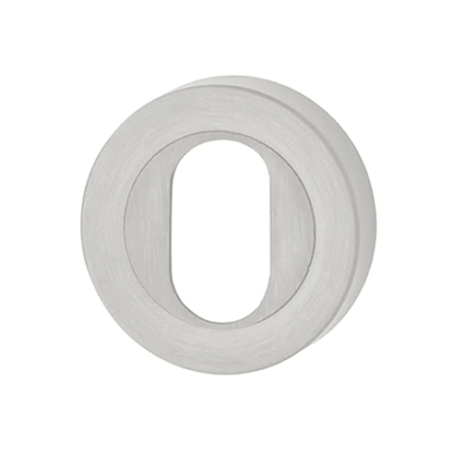 KR Lucas Pavtom Euro Round Escutcheon Satin Chrome 8846-SC