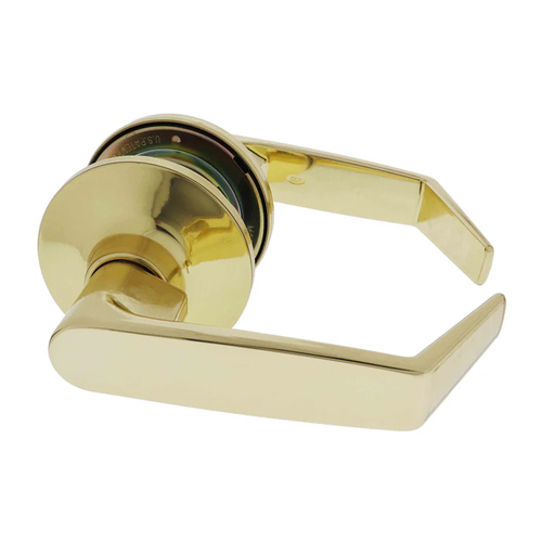 Carbine Rosehill Tiebolt Passage Door Lever Set Polished Brass PR6182