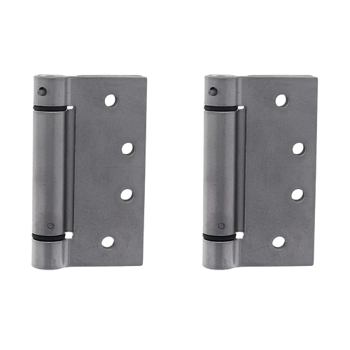 Carbine SBH1SC Spring Door Butt Hinge 100mm Satin Chrome Pair