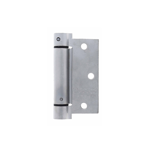 Carbine Spring Door Butt Hinge 75mm Satin Chrome SBH-2SC 