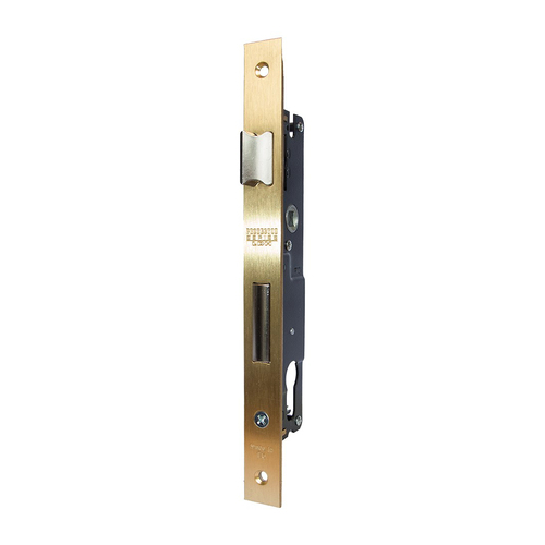 LDH Protector Upright Mortice Lock 85mm Pitch Satin Brass 726-20-SBF