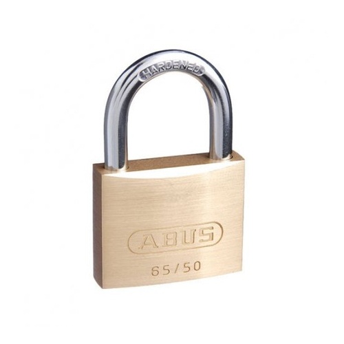 Abus Security Padlock Keyed Alike KA6504 50mm Brass Body 6550KA14