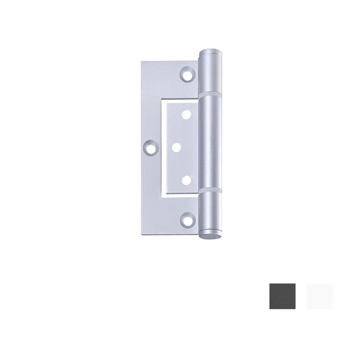 McCallum Aluminum Medium Duty Interfold Hinge Offset Round Knuckle 100mm