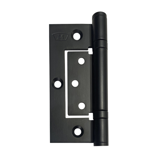 McCallum Medium Duty Interfold Hinge Offset Knuckle 100mm Black S264BLK