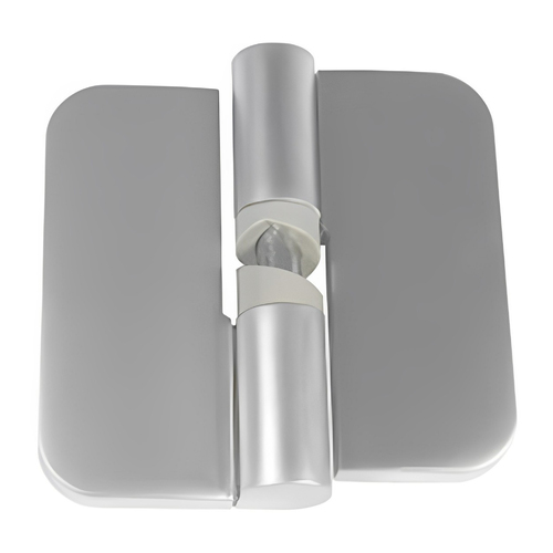 Metlam Gravity Hinge Hold Close Right Hand Concealed Bolt Through Satin Chrome Plate 106C_RHHCBF_SCP