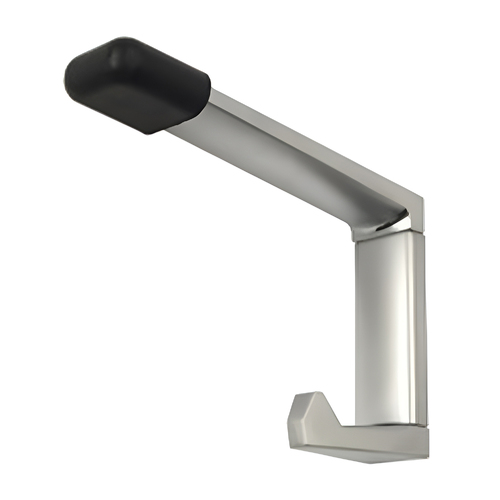 Metlam Coat Hook with Bumper Concealed Screw Fix Satin Chrome 202C_HOOK_SCP