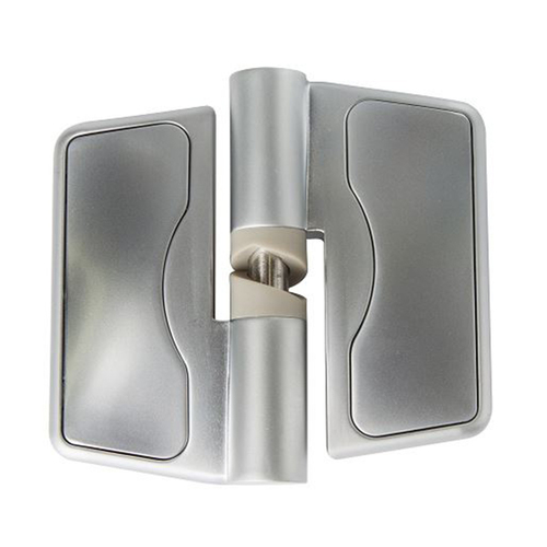 Metlam Gravity Hinge Concealed Screw Fix Satin Chrome Plate 301