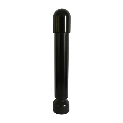 Metlam Aluminium Heavy Duty Leg 200mm Satin Black DESIGNER_120ALUM_200