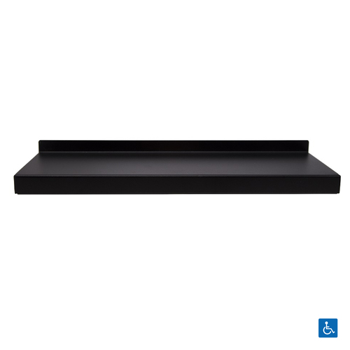 Metlam Utility Shelf 400x70x130mm Matt Black ML951_400SHELF_DESIGNER