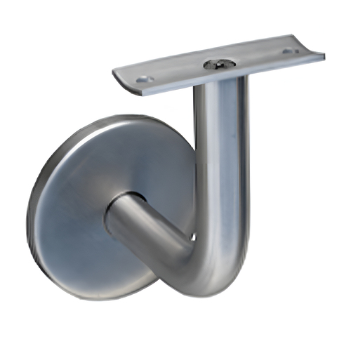 Metlam Concave Hand Rail Bracket Mount Satin Stainless Steel MLR386_CURVED