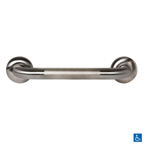 Metlam Straight Peened Grab Rail Satin Stainless Steel - Available in Various Sizes