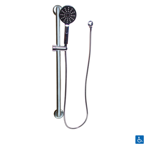 Metlam Vertical Shower Grab Rail Kit 800mm Satin Stainless Steel ML_SK338_SS