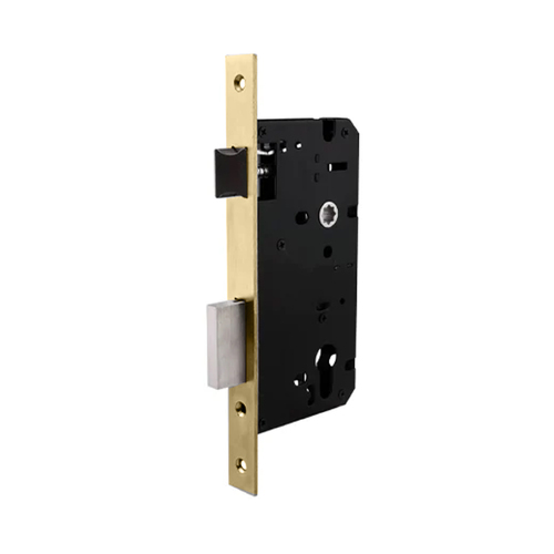 N2Lok Euro Mortice Lock 45mm Box Pack Satin Brass 24585SSBBP