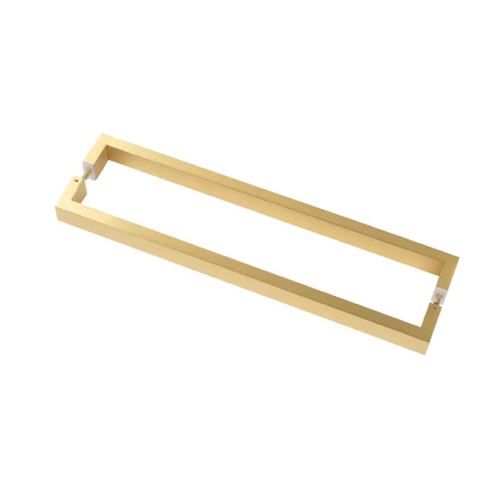 N2lok Blanc Door Pull Handle 900x880mm Box Pack Satin Brass 2DP14ASBBP