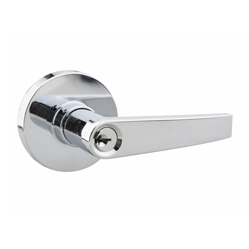 N2lok Horizonte Door Lever Round Rose Entrance Polished Chrome 565R H PC BP