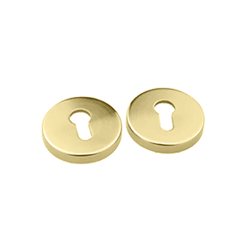 N2lok Euro Round Escutcheon 65mm Box Pack Satin Brass 5665ERSBBP