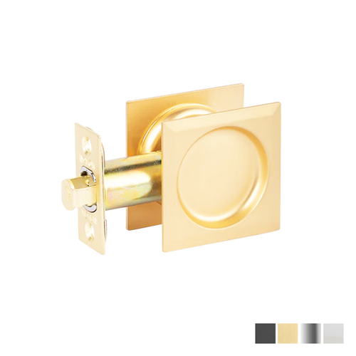 N2lok Sliding Door Cavity Lock Square Passage Set Box Pack - Available in Various Finishes