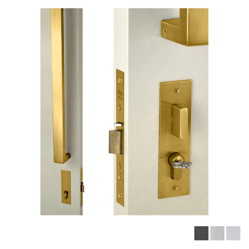 Nidus OZI 4 Mortice Lock Pull Handle Set - Available in Various Finishes