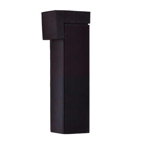 Nidus Type 5 Wall mounted Door Stop 78mm Matt Black DSWM5-BL