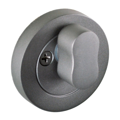 Nidus Eurobolt Round Single Cylinder with Turn Gunmetal Grey EDB1-GMGV