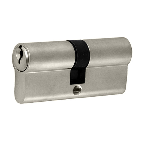 Nidus Double Euro Cylinder 5 Pin (Key/Key) 60mm Satin Nickel EUROCYL60-SN