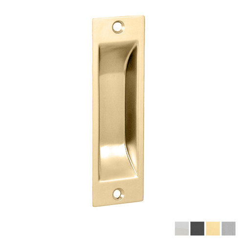 Nidus Rectangular Flush Pull 113x33mm - Available in Various Finishes