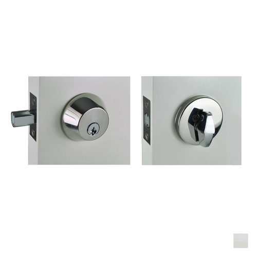 Nidus Houselot Deadbolt Single Cylinder 60-70mm - Available in Chrome Plate and Satin Chrome