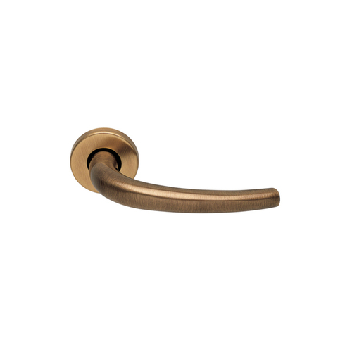 Manital Lilla Door Handle Lever Set on Round Rose 50mm Satin Bronze LI5/F-OBR