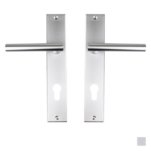 Nidus Domici Door Lever On Longplate - Available in Various Handing and Finishes