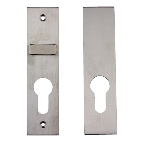 Nidus OZI 3 Snib Escutcheon Set 303-REC-ESSN-SS Rectangular To Suit Mortice Lock