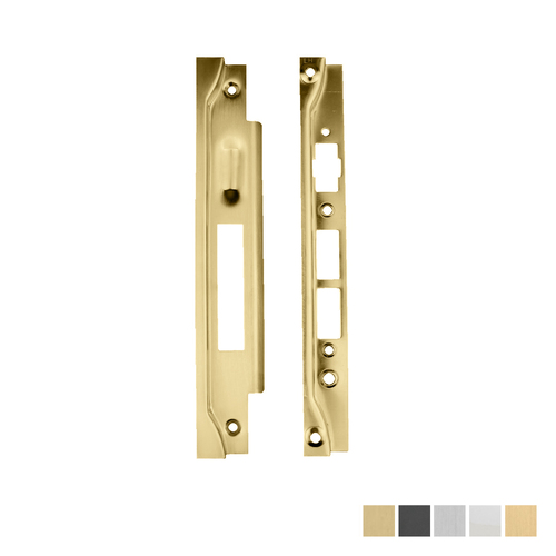 Nidus OZI-3 Rebate Kit Suits Roller Mortice Door Lock - Available in Various Finishes and Handing