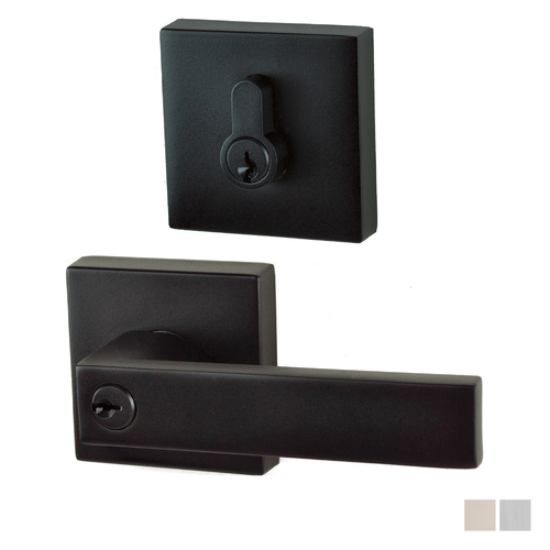 Nidus Lonsdale Door Lever Square Entrance Set - Available in Various Finishes