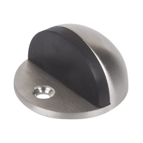 Scope Door Stop Half Dome Floor Fix Satin Chrome DS229SC.B