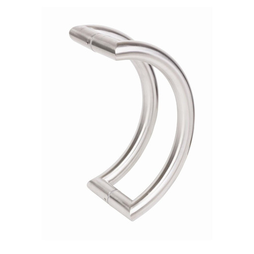 Scope Entrance Pull Handle C Mitre Offset 300x32 Satin Stainless Steel EH15300.32SS