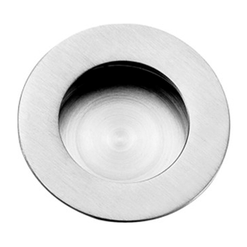 Scope Flush Pull Round Concealed Fix 50mm Satin Stainless Steel FP15SS.B