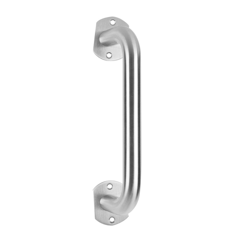 Scope Pull Handle Mitre Offset on Rose 180mm Satin Stainless Steel PHMR18019TSS