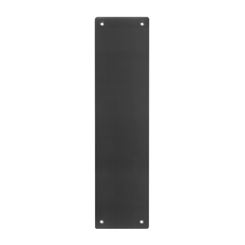 Scope Push Plate Drilled 300mm Matt Black PPD0715BK